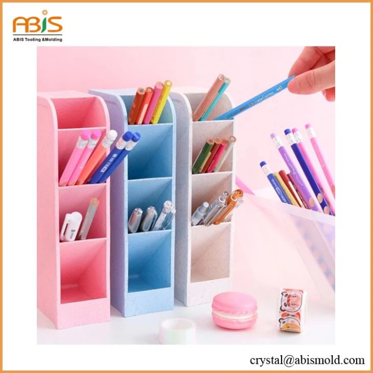 Multi-function Plastic Pen Container Pencil Vase Pen Holder